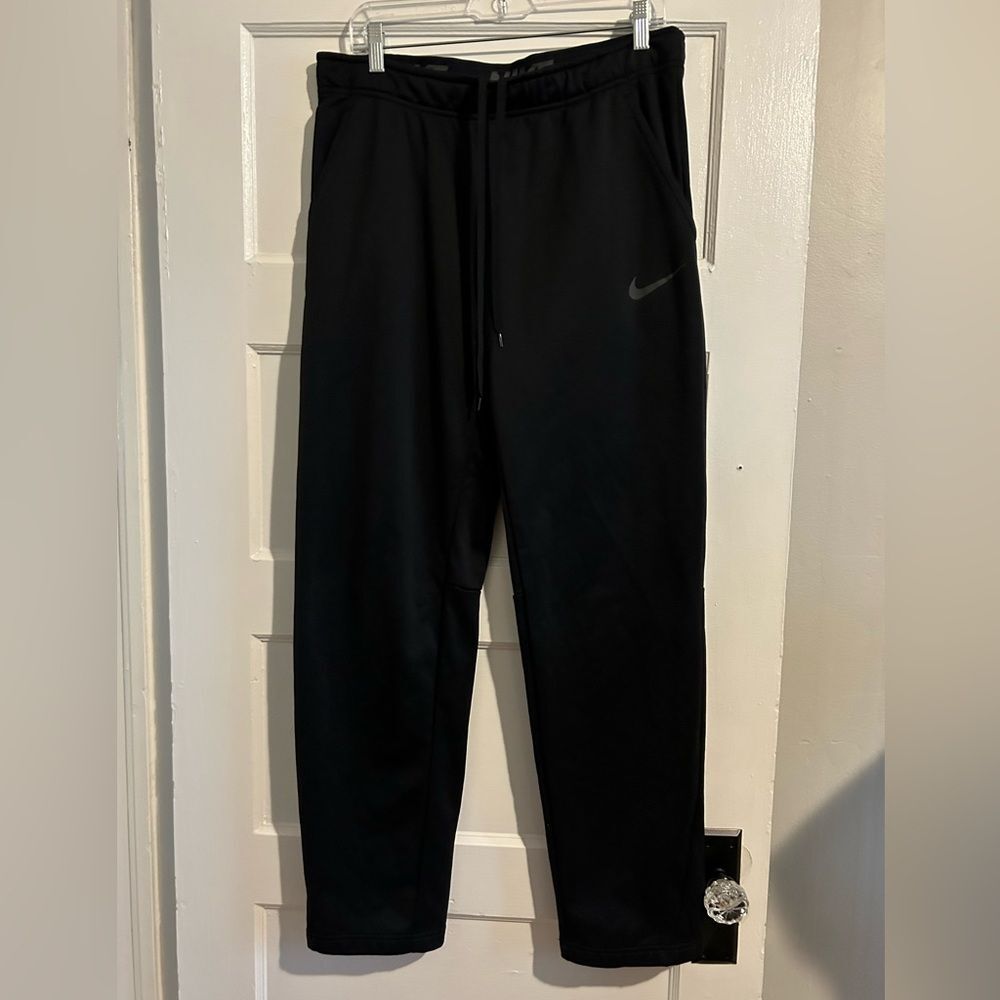 Nike Black Sweatpants with Subtle Logo